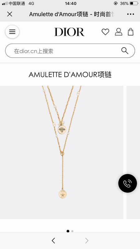 Dior Necklace 04lyr133